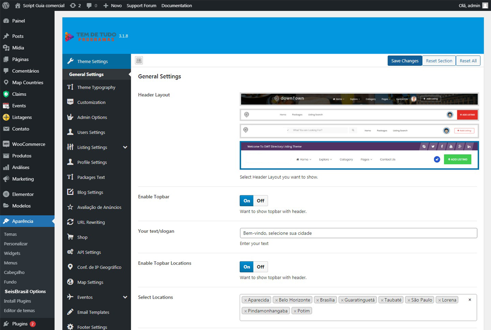 guia comercial wp admin 2 Reinterprets the classic bookshelf