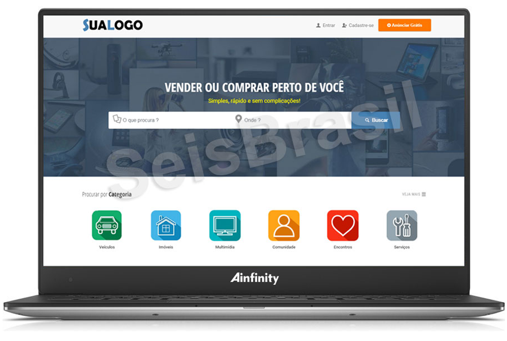 script classificados Responsivo php