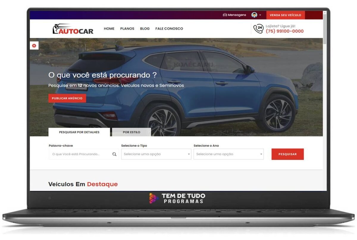 Classificado AutoCar Sistema Para Classificados De Veículos Automotores