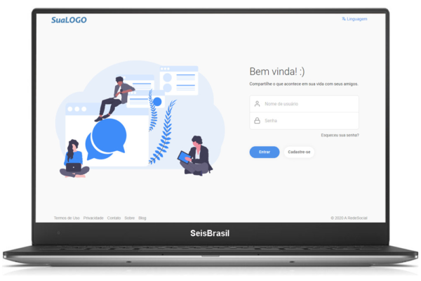 Rede Social em PHP Sistema Administrável