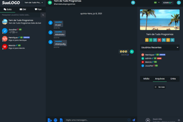 Script sala de Bate-papo em PHP