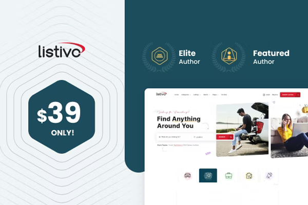 Listivo - Tema Classificados WordPress