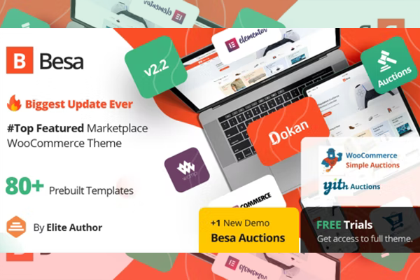 Besa - Tema Marketplace WooCommerce