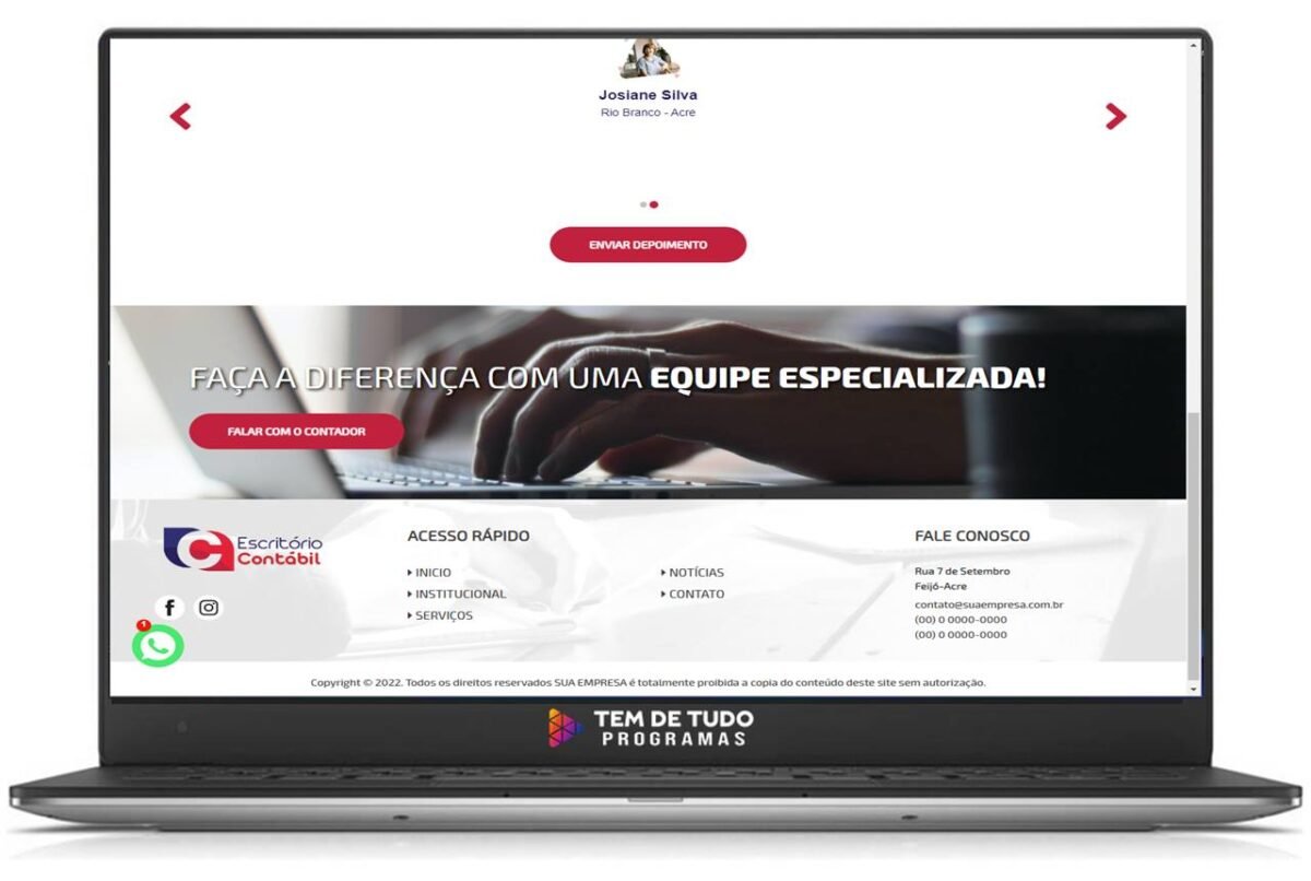 Script Site Pronto Contabilidade e Contadores em php 3 Script Site Pronto Contabilidade e Contadores em php