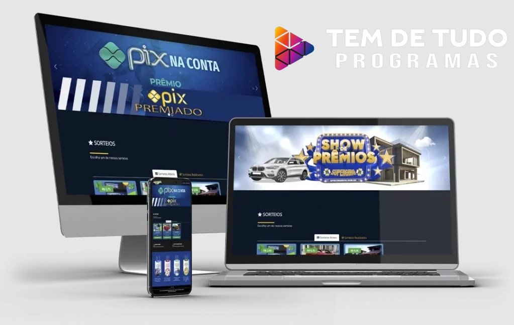 Sistema para sorteio online rifa Pagina Principal