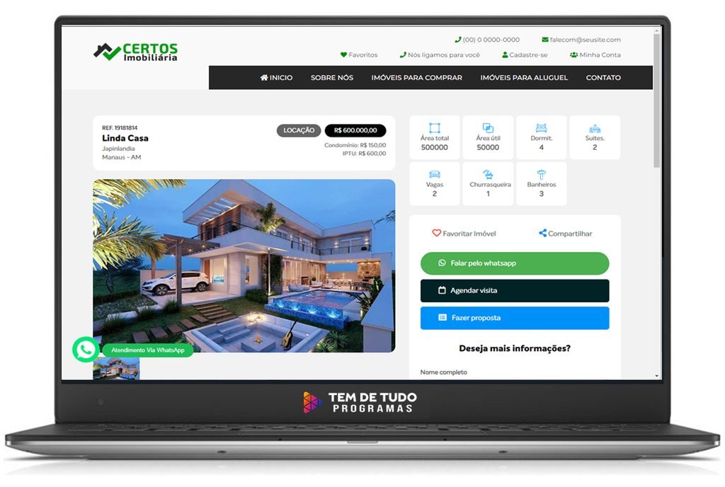 Site Pronto Para Imobiliarias e Corretores 100 responsivo em PHP MySQL 2 Easy Resize.com 1 Pagina Principal