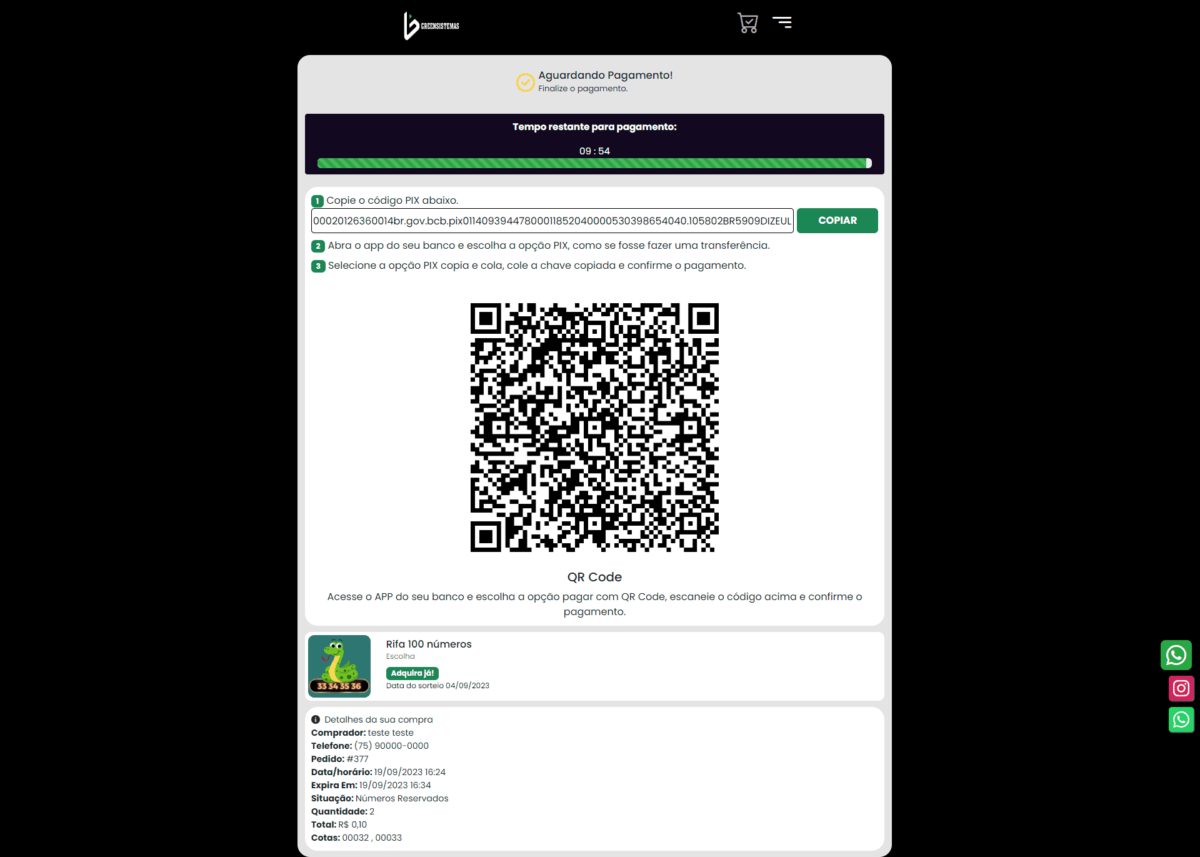 Rifa em Laravel – Sistema completo com fazendinha 1 Milhao de Numeros Afiliados 4 Rifa em Laravel – Sistema completo com fazendinha, 1 Milhão de Números, Afiliados