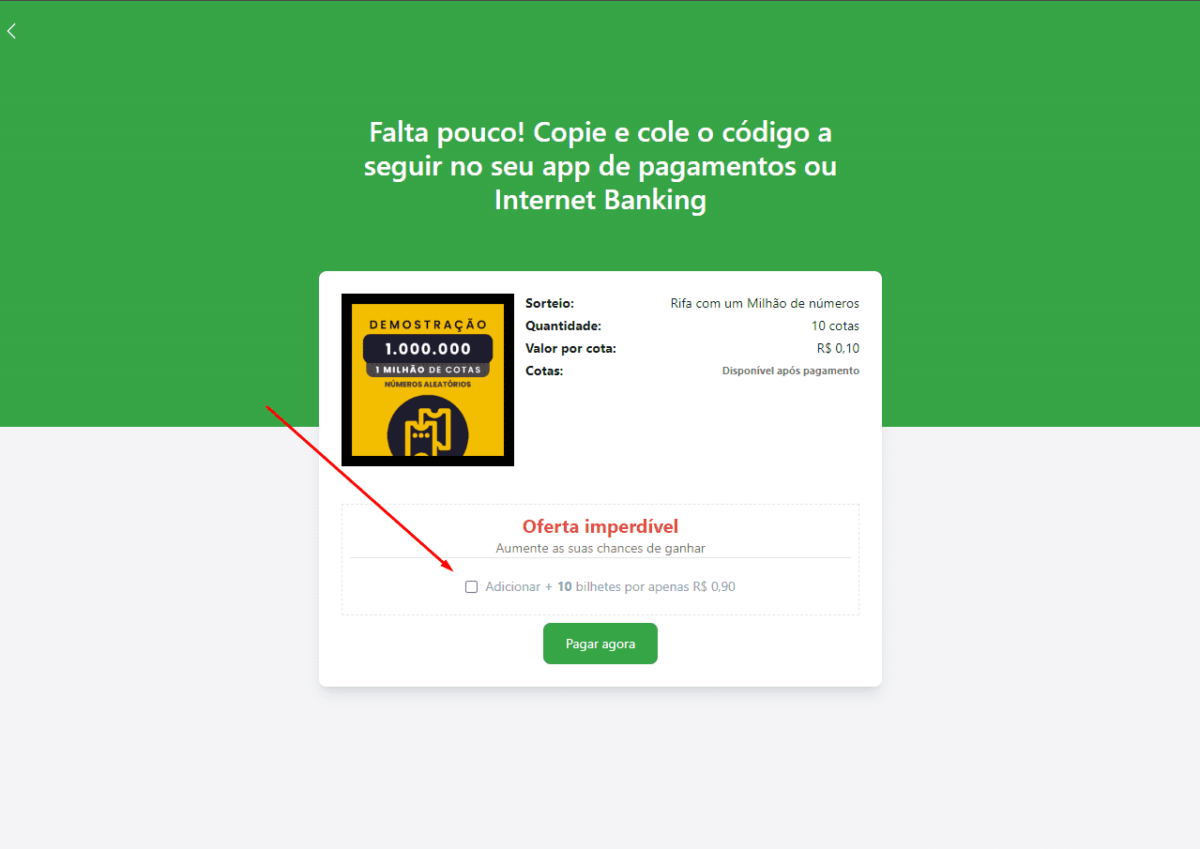 Script Rifa Premium em Php Laravel 1 Milhao de Numeros e Afiliados 6 Script Rifa Premium em Php Laravel - 1 Milhão de Números e Afiliados