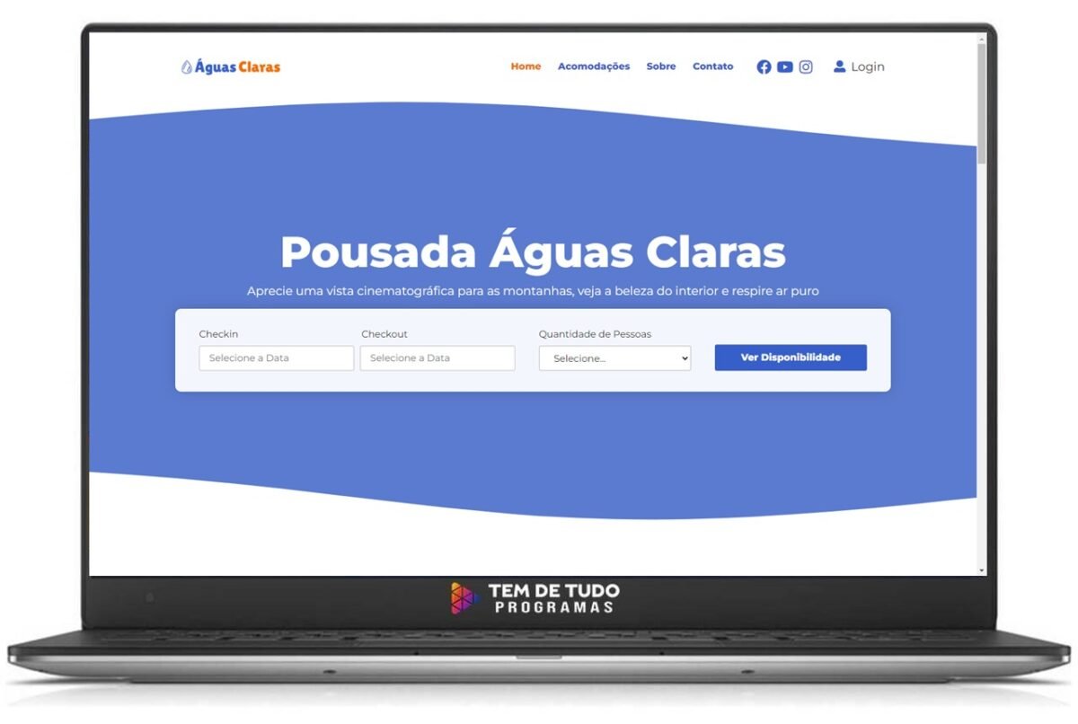 Site Para Hotel Pousadas Com Sistema De Reservas Responsivo Site Para Hotel, Pousadas Com Sistema De Reservas